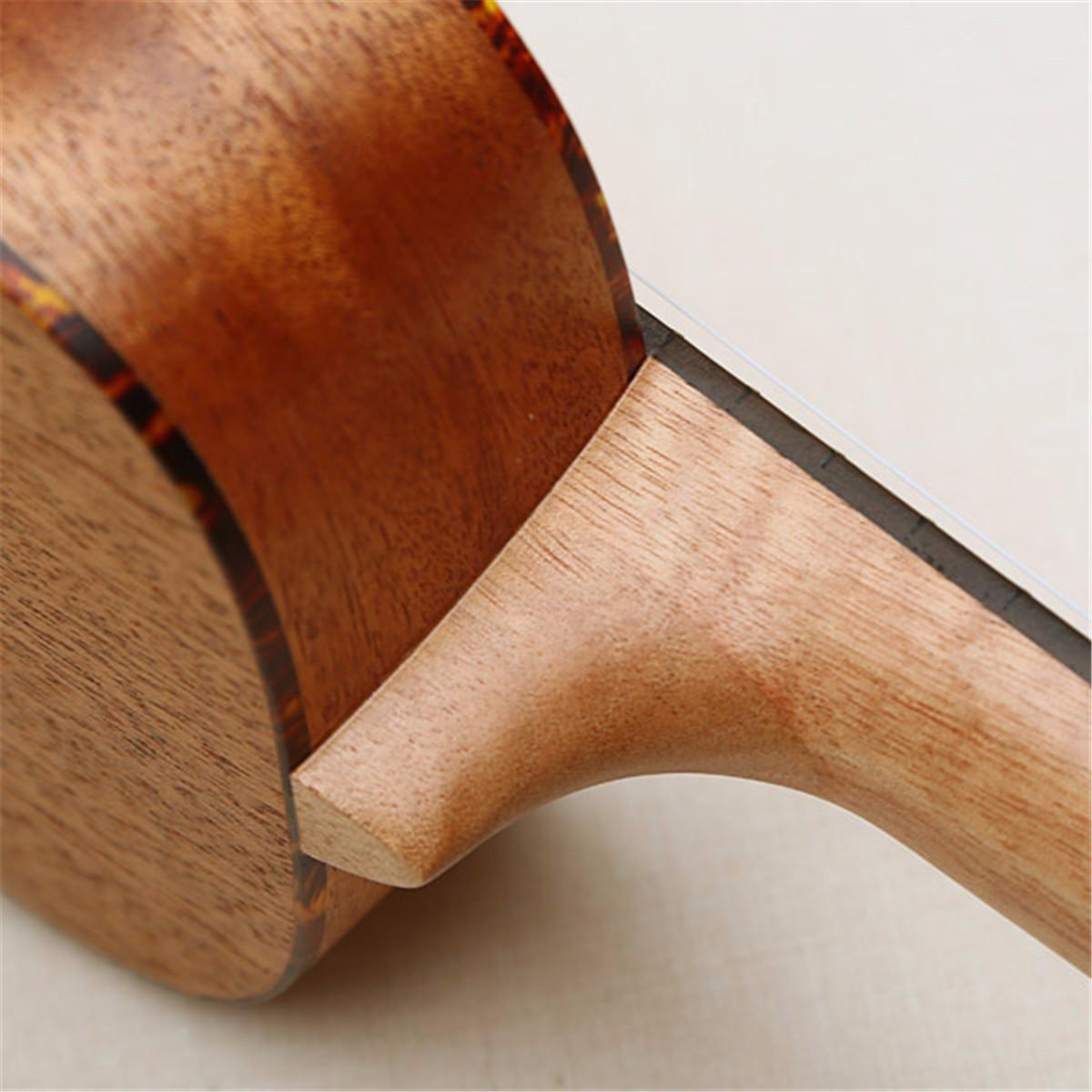 23 Inch 26 Ukulele Natural Mahogany Wood Nylon String Beginner Musical Instrument