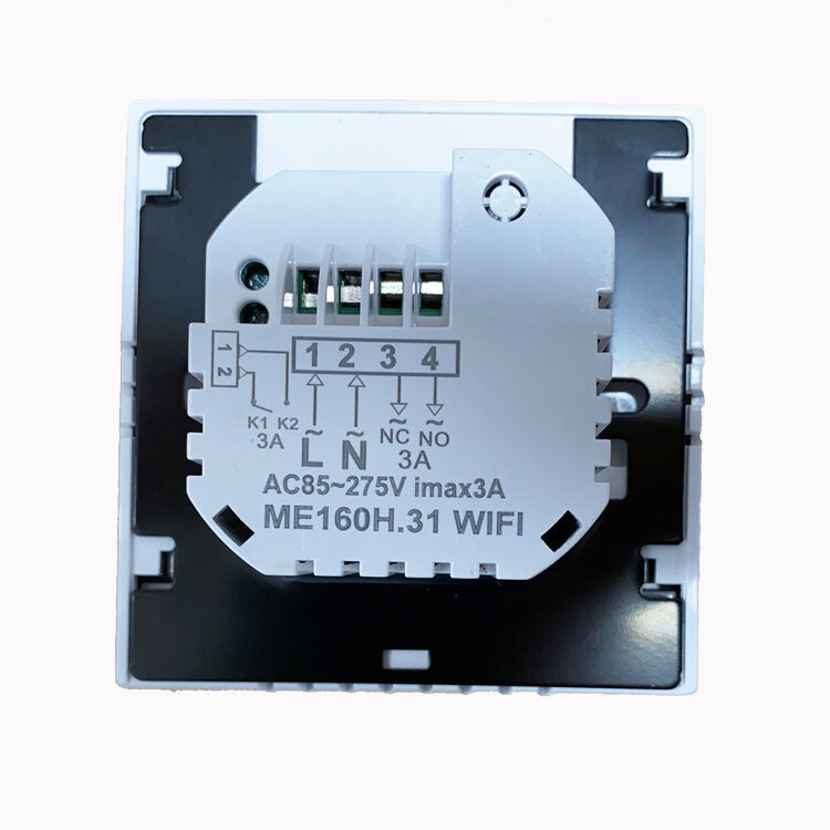 Smart WIFI LCD Color Screen Thermostat Remote Electric/Water Floor Heating Thermostat Wall-mounted Boiler Works with Alexa Google Home