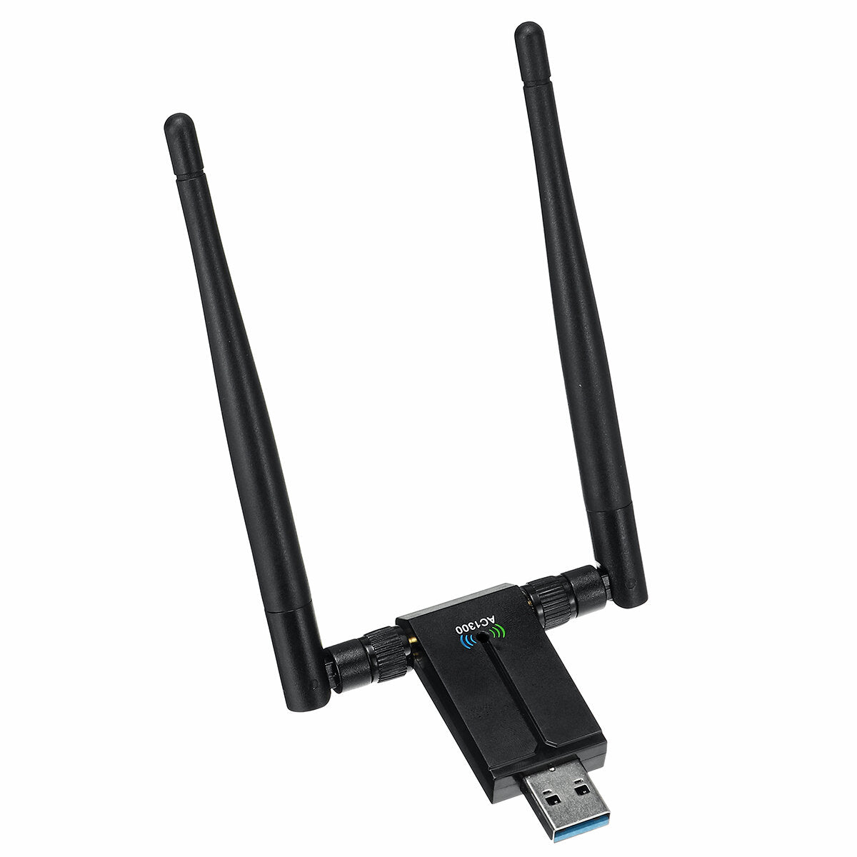 1300M Wireless Network Card USB3.0 Wifi Adapter Dual-band 2.4G/5G 1300Mbps W/Antenna Through the Wall Network Card WIFI Receiver Transmitter