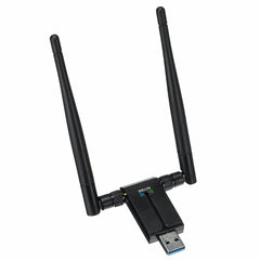 1300M Wireless Network Card USB3.0 Wifi Adapter Dual-band 2.4G/5G 1300Mbps W/Antenna Through the Wall Network Card WIFI Receiver Transmitter