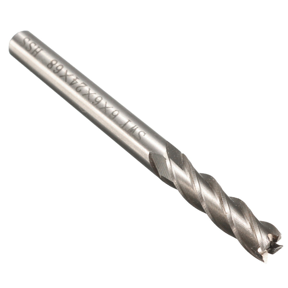 6mm Shank Aluminum Hard HSS Cutter Blade 662468mm Lengthened End Mill Router Bit