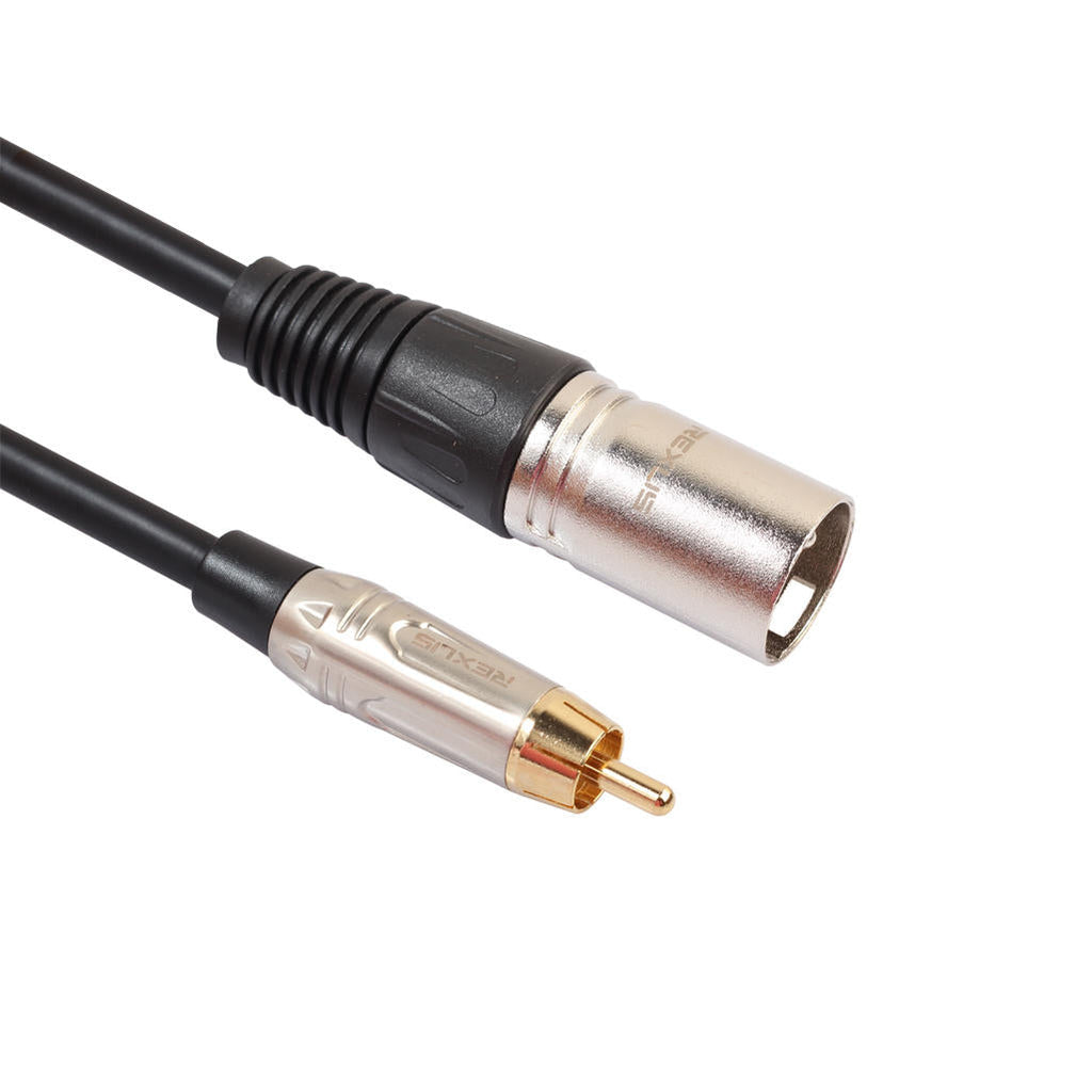 1/ 1.8/ 3M TR042WM RCA Male to Canon Microphone Mixer Audio Extension Cable