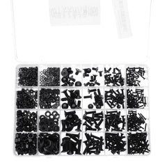 1060Pcs M2 M3 M4 M5 Carbon Steel Flat Head Countersunk Hex Socket Screw Hex Screw Metric 10.9 Grade