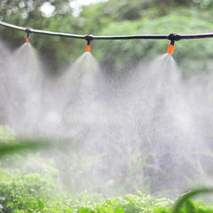 45Pcs 50ft/15m Drip Irrigation Kit Garden Irrigation System with Distribution Tubing Hose Adjustable Nozzles