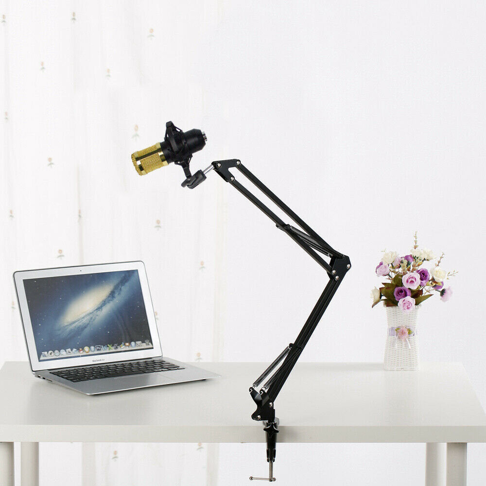 USB Condenser Microphone Computer K Song Wired Set Sound Card Blowout Prevention Net
