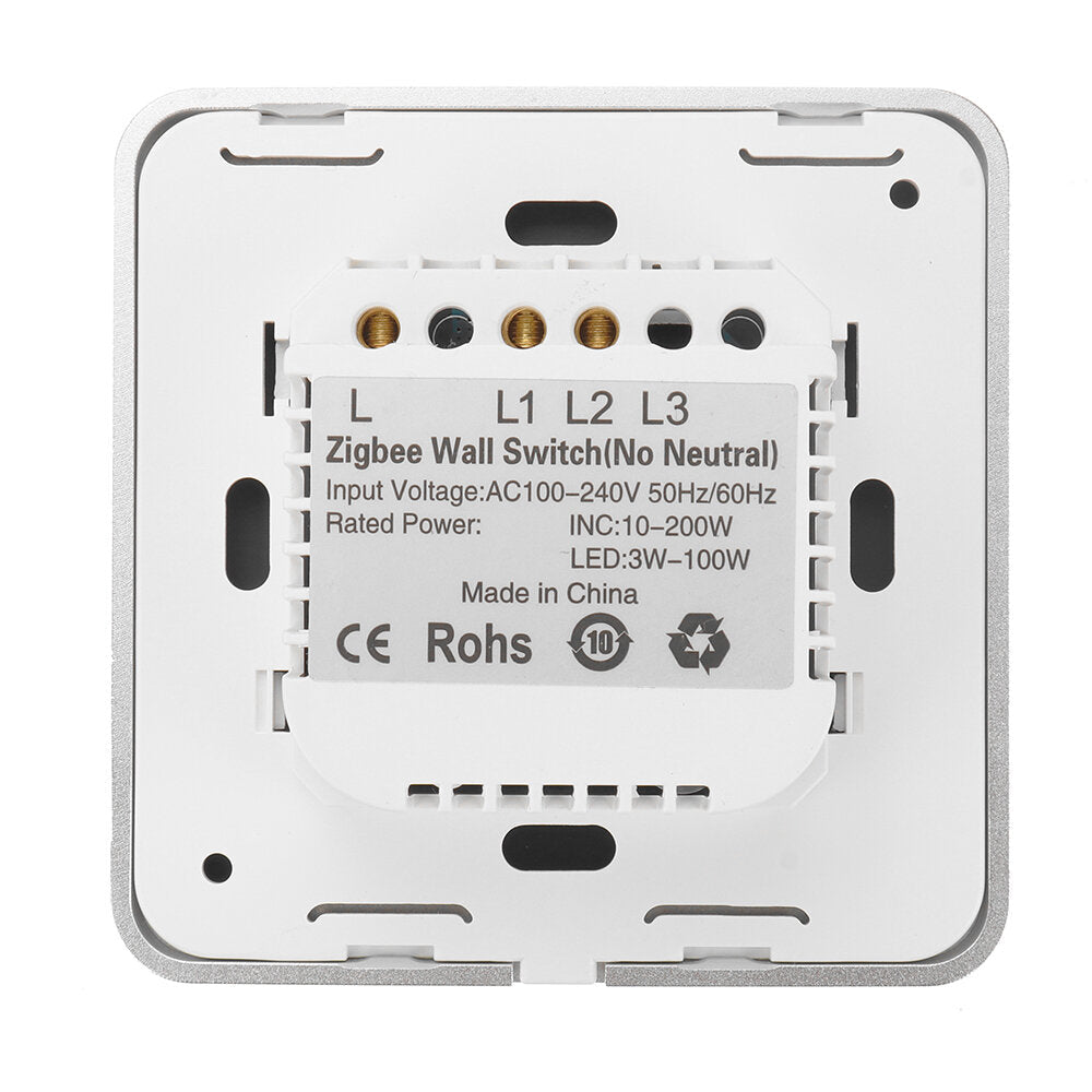 Smart Wall Switch Module No Neutral Working with Tuya Hub Touch Button With App Control Powered by TuYa