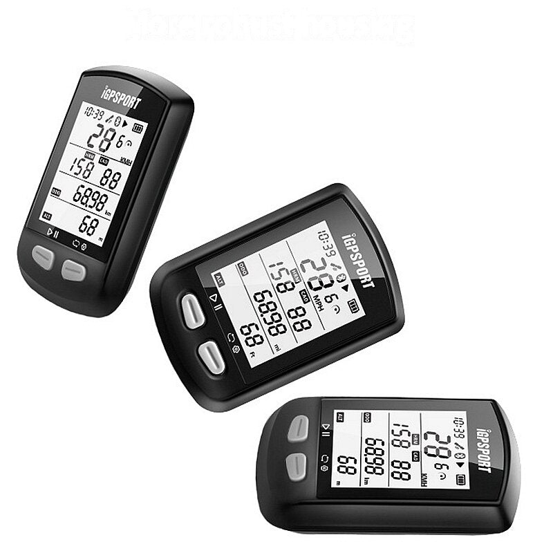 Bike Cycling Computer With ANT Bluetooth Heart Rate Monitor And Speed Cadence Sensor Connection Waterproof