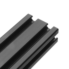 1000mm Length Black Anodized Dual T-Slot Aluminum Profiles Extrusion Frame for CNC