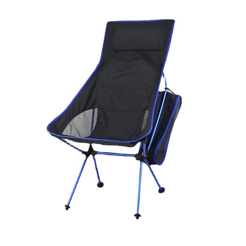 Portable Folding Chair Camping With Pillow Ultralight For Fishing Picnic Max Load 120 kg