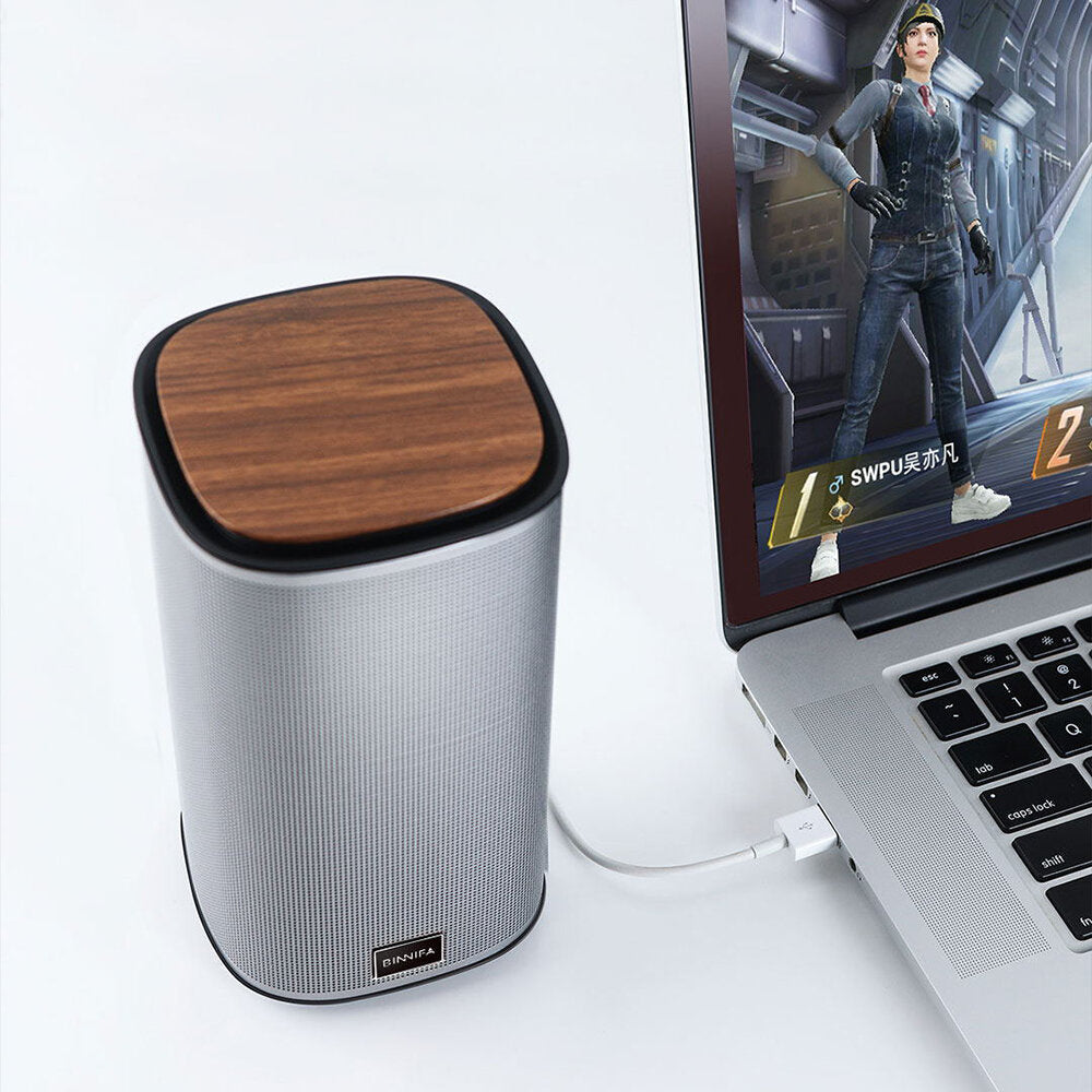 Bluetooth 5.0 Desktop Computer Stereo Speaker USB Sound Card Mobile Computer Connection