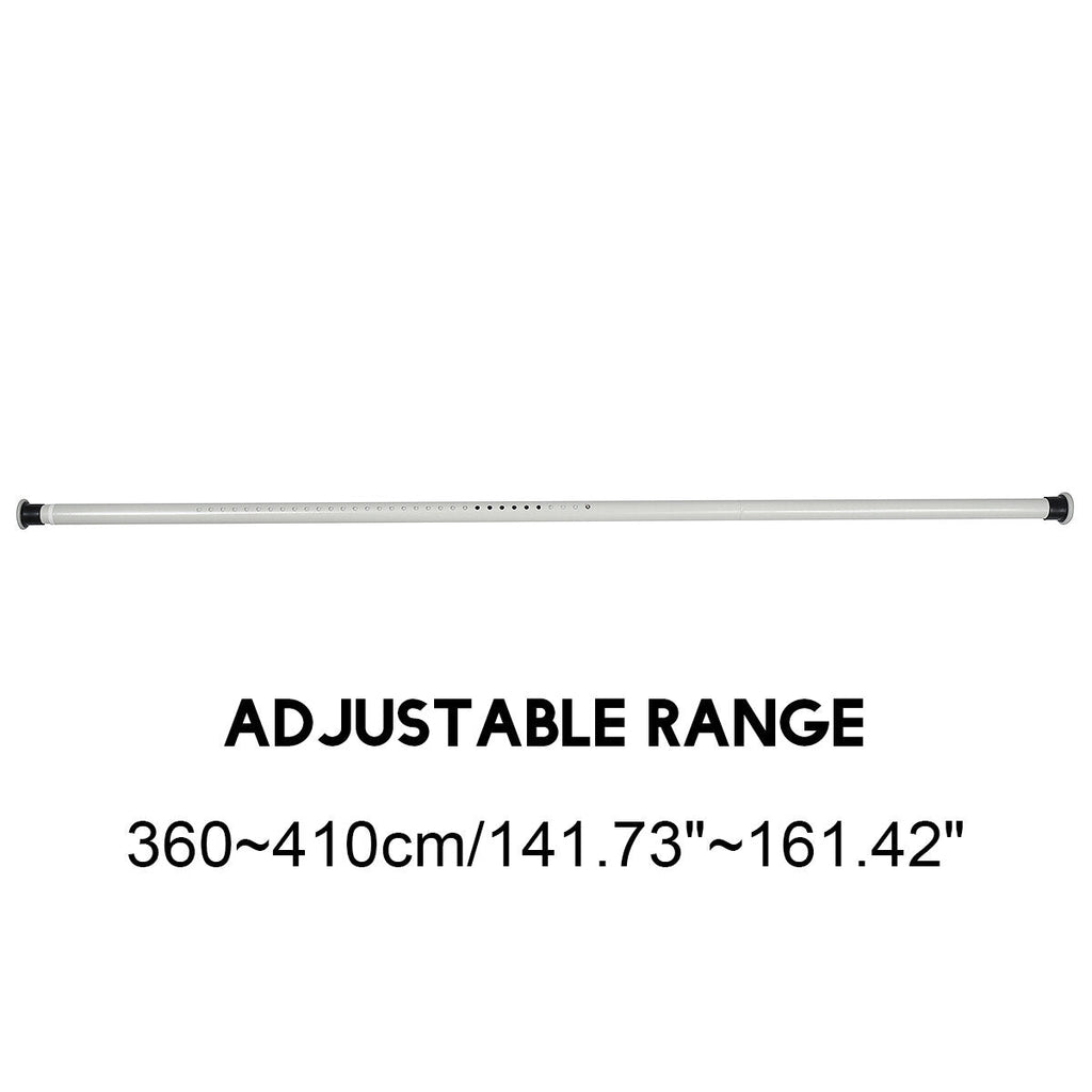 70-410CM Extendable Shower Curtain Pole Rail Telescopic Clothes Curtain Rod Pole