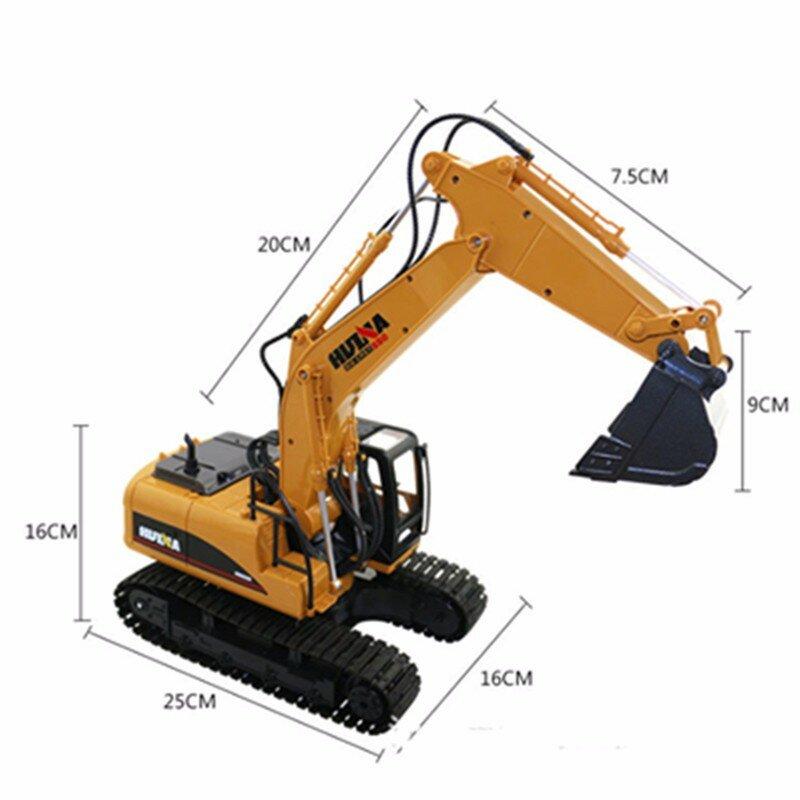 Toys 1550 15Channel 2.4G1/12RC Metal Excavator Charging RC Car
