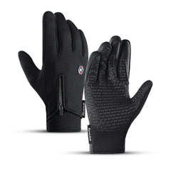 Fluff Warm Gloves Windproof Waterproof Touchscreen Golves Winter Warm Anti Slip Bike Cycling Gloves for Outdoor Skiing Hiking