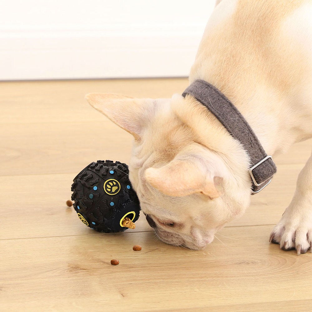 Mini Pet Autoxic Leaking Food Dog Vocal Ball From Stimulating Grinding Teeth Fun And Rela*ing Pet Toys
