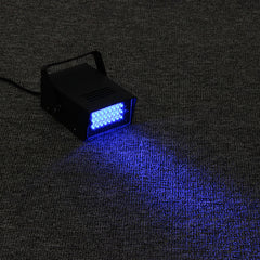 Mini 24LED Blue Flashing Strobe Party Stage Light Disco Club DJ Effect Lighting AC220V