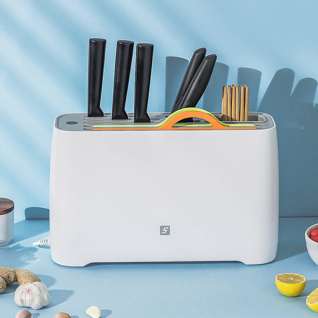Smart Chopsticks Sterilization Rack Mijia APP Control UV Sterilization Food Contact Grade Cutting Board