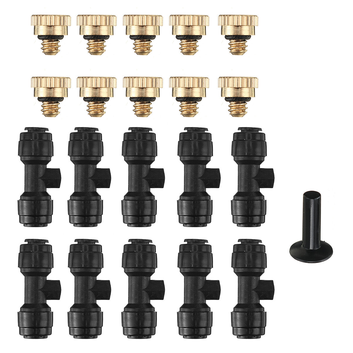 Retractable Coil Garden Hose Pipe Expandable Reel Spray System Tap Connector 30m