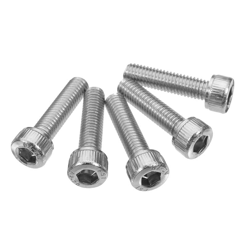 50Pcs M5 Stainless Steel Hex Socket Cap Head Screws Bolts 8-30mm Optional Length