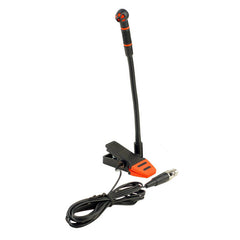 Instrumental Gooseneck Condenser Microphone for Saxophone Wind Instruments Trombone or Tuba Clip Wired