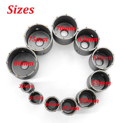 Round Rod 350MM Concrete Drill Hole Saw Cutter Air Conditioner Wall Puncher