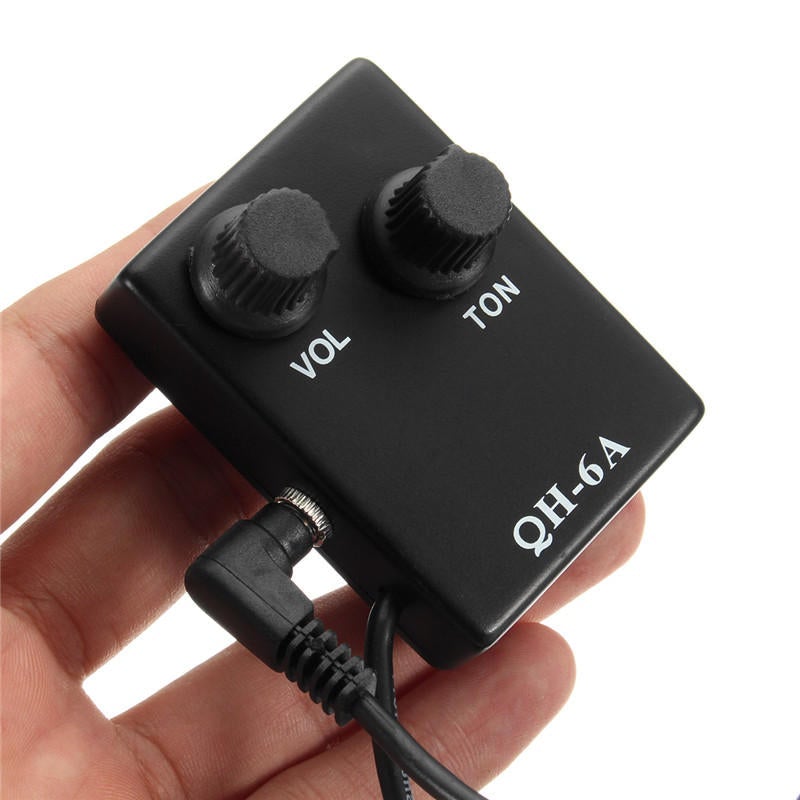 Sound Hole Magnetic Preamp EQ Equalizer Tuner Pickup for Acoustic Guitar