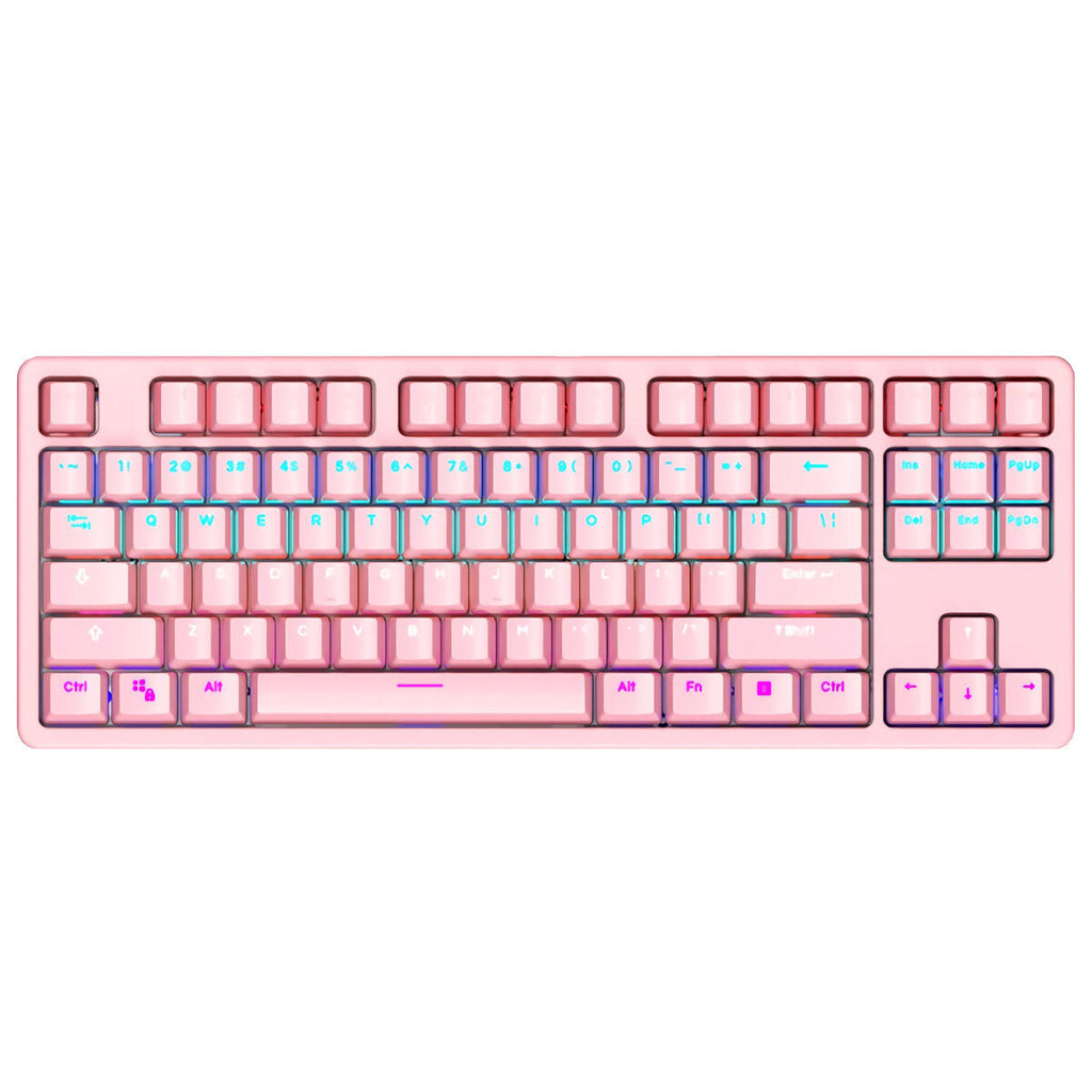 ABS Keycaps Mehcanical Keyboard 87 Keys RGB TKL Gaming Keyboard Removable Upper Cover For Office