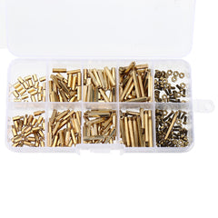 320Pcs M2 Male-Female Brass Hex Column Standoff Support Spacer Pillar for PCB Board