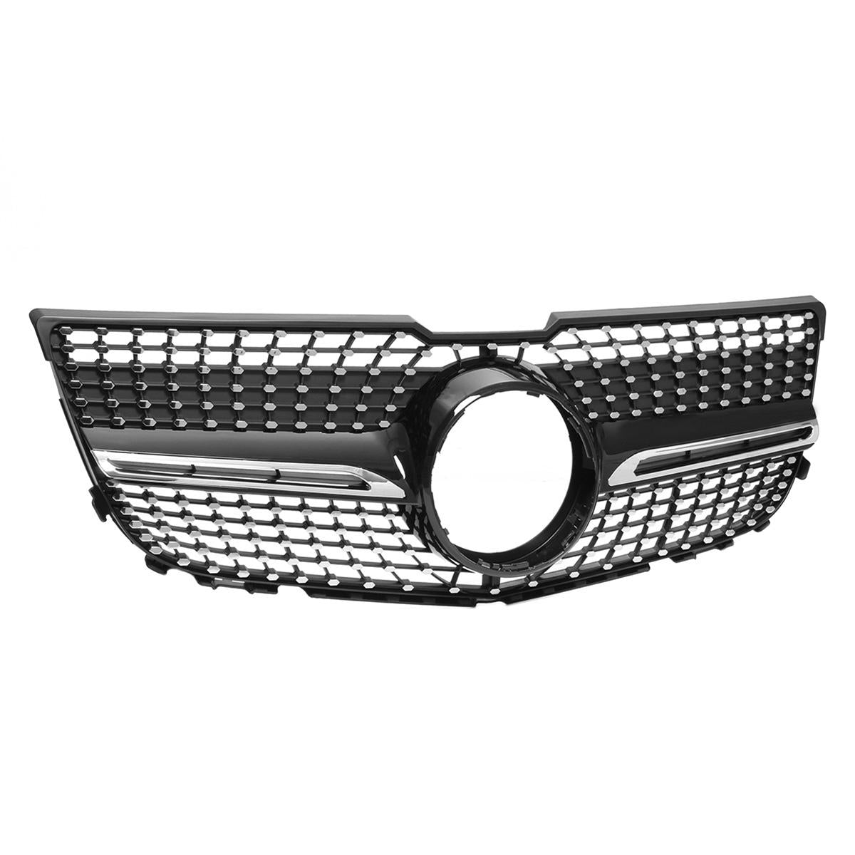 Diamond Black Front Grille Grill For Mercedes Benz