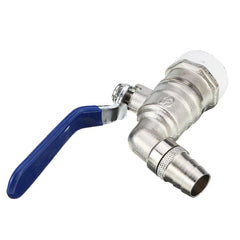 2'' Brass Tank Drain Adapter to 1'' Garden Tap Hose Barb Coupler Coarse Thread Outlet Connector Valve Fitting Parts for Home