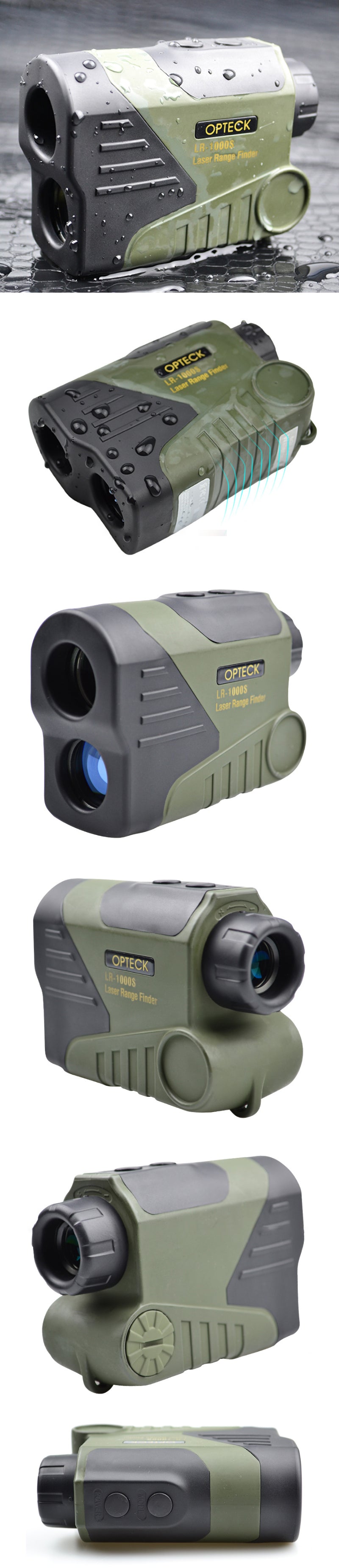 6X HD 1000m Digital Night Vision Telescope LED Laser Distance Monocular Transmitter Scope Rangefinder for Golf Outdoor Hunting