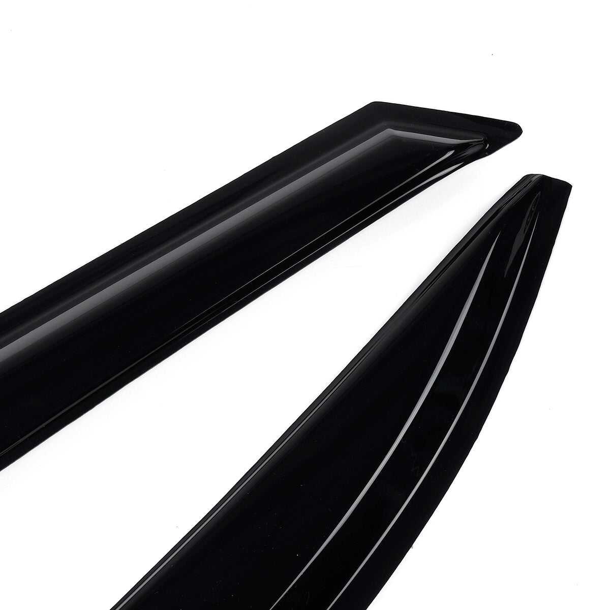 4Pcs Plastic Exterior Visor Vent Shades For Honda Civic 4DR Sedan JDM Wavy Mugen Style 2001-2005 Window Sun Rain Guard Deflector