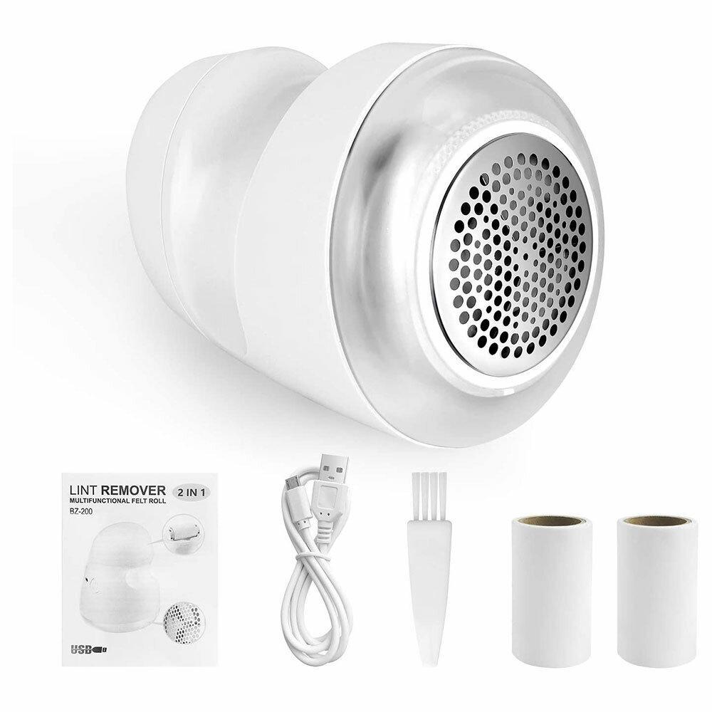 Mini Portable Lint Removers Dual Use 3-leaf Cutter Head 400mAh USB Charging Efficient Clothes Fabric Shaver