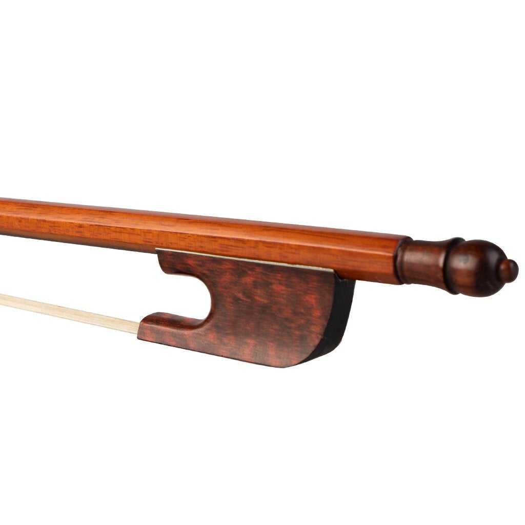 Professional Violin/Fiddle Bow 4/4 Snakewood Baroque Style Frog White Mongolia Horsehair Well Balance