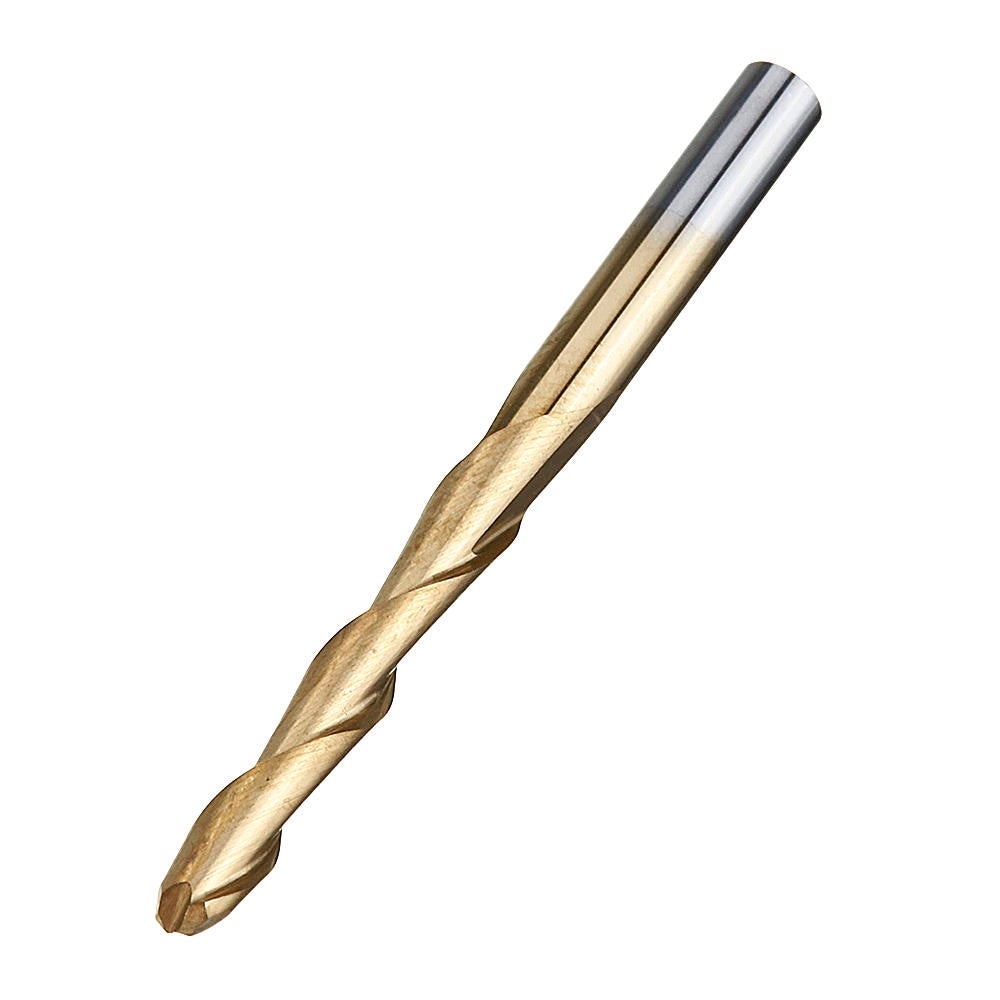 10pcs 3.175mm Shank Ball Nose End Milling Cutter Titanium Coated Two Flute 12mm/22mm CNC Tool