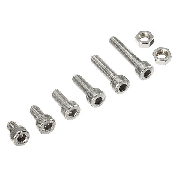 M4SH1 M4 Stainless Steel Hex Socket Cap Head Screws Bolts Nuts Assortment Kit 250Pcs