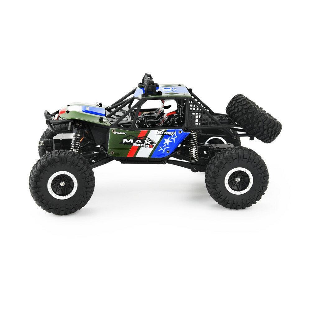 RTR 2.4G 4WD RC Car Full Proportional LED Light Vehicles Climbing Truck Models