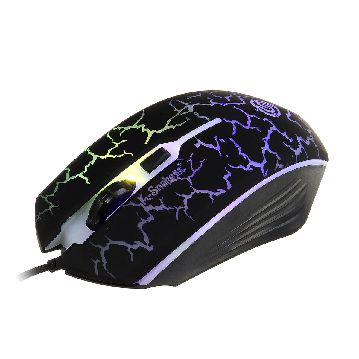 Wired Keyboard & Mouse Set 104 Keys USB Wired Gaming Luminous LED Backlight Keyboard Mouse Combo Home Office Kit for Laptop Computer PC