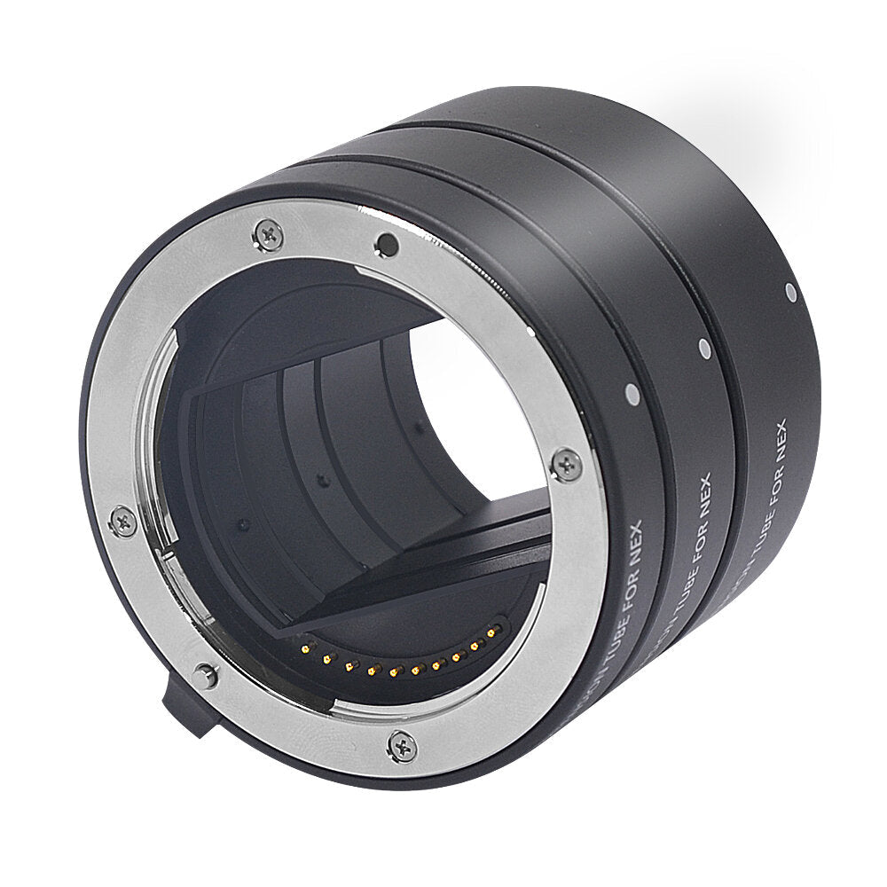 10mm 16mm 21mm E-Mount Metal Auto Focus Macro Extension Tube Ring for Sony A7 A7II A7III A7SII A6000 A6300 A6500 NEX 5 Mirrorless Camera Adapter Ring