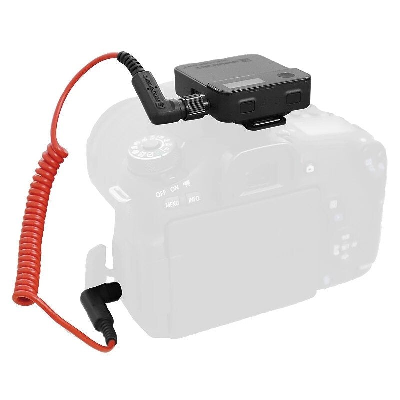 Microphone Wireless Transmitter Kit 3.5mm TRS Lavalier 2.4G Condenser for DSLR Camera Cellphone Monitor