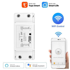 Smart Wifi Wireless Switch LED Light Breaker APP Control Switch Work with Alexa Google Assistant IFTTT