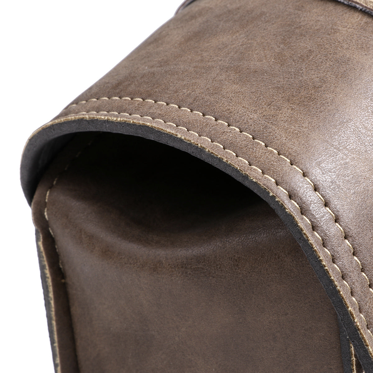 Left / Right Side Universal Saddlebag Storage Tool Holder Leather Motorcycles Bag