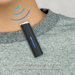 Wireless Lavalier Bluetooth Microphone 48KzH with Wind Muff Caps for Vlog Shooting Interview Live Broadcast MV