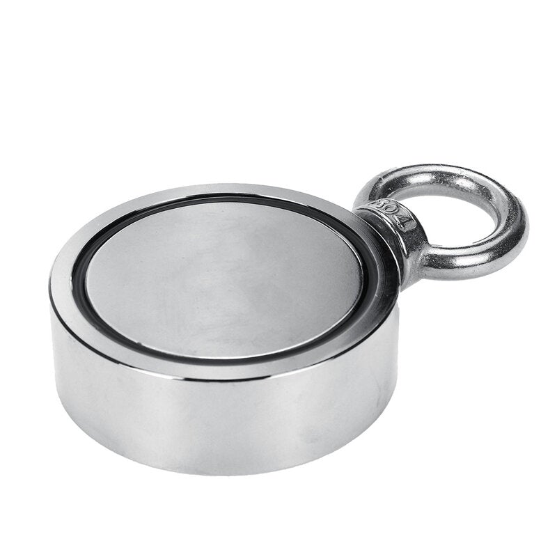 600KG 75mm Double Sided Fishing Magnet Salvage Magnet