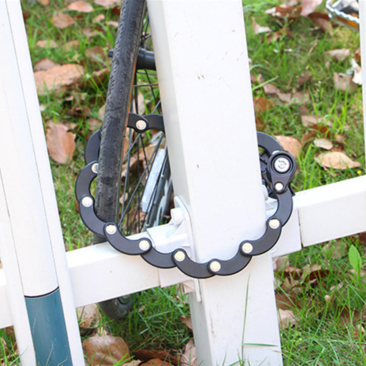 Foldable Anti Theft Folding Hamburg Chain Bicycle Motorcycle Security Lock