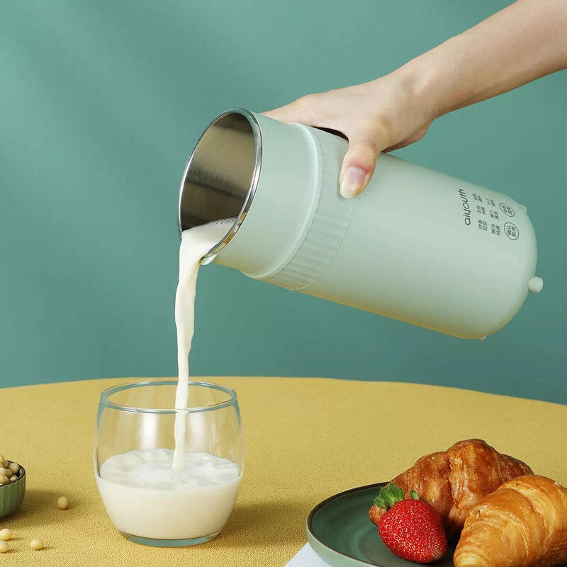 500W Multifunctional Mini Soybean Milk Machine Fast Break Wall One Click Cleaning