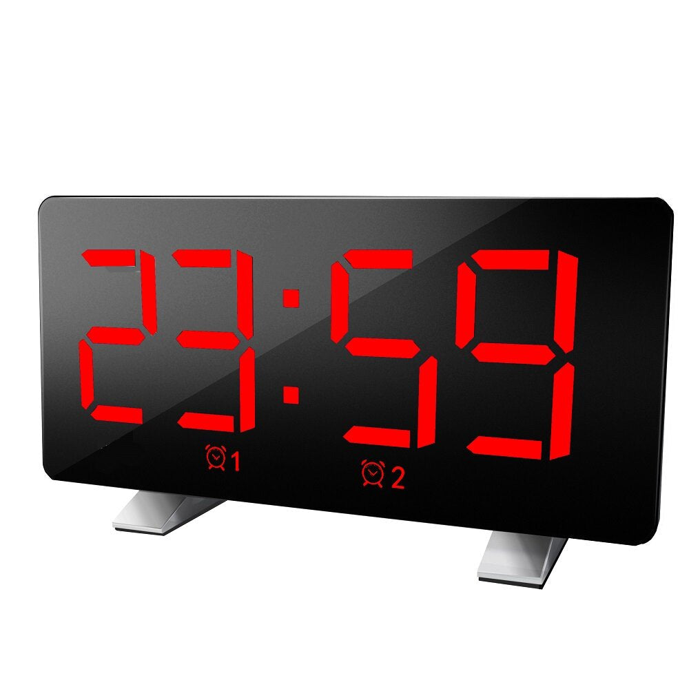 Polyphonic Double Alarm Clock LED Large Screen Display Electronic Clock
