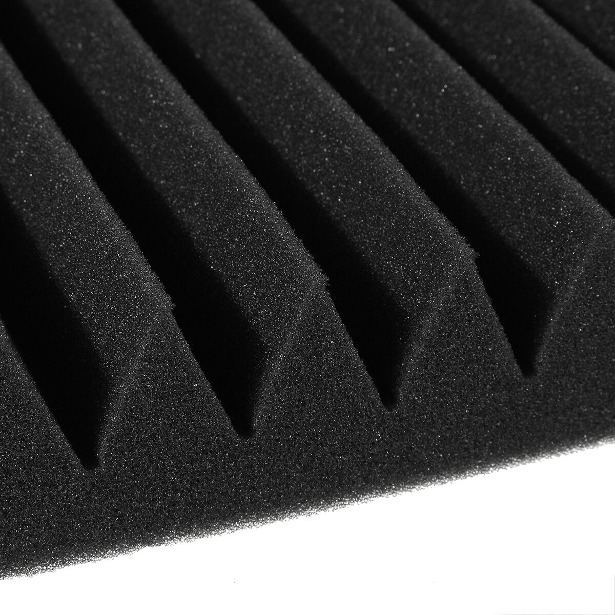6Pcs Triangular Sound Insulation Cotton KTV Muffler Sponge Foam Pad Wall Absorption