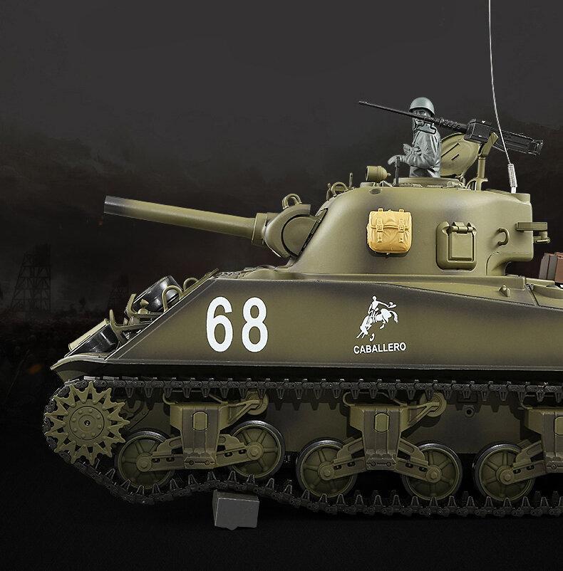 2.4G US Sherman M4A3 Upgraded RC Car Tank Vehicle Models