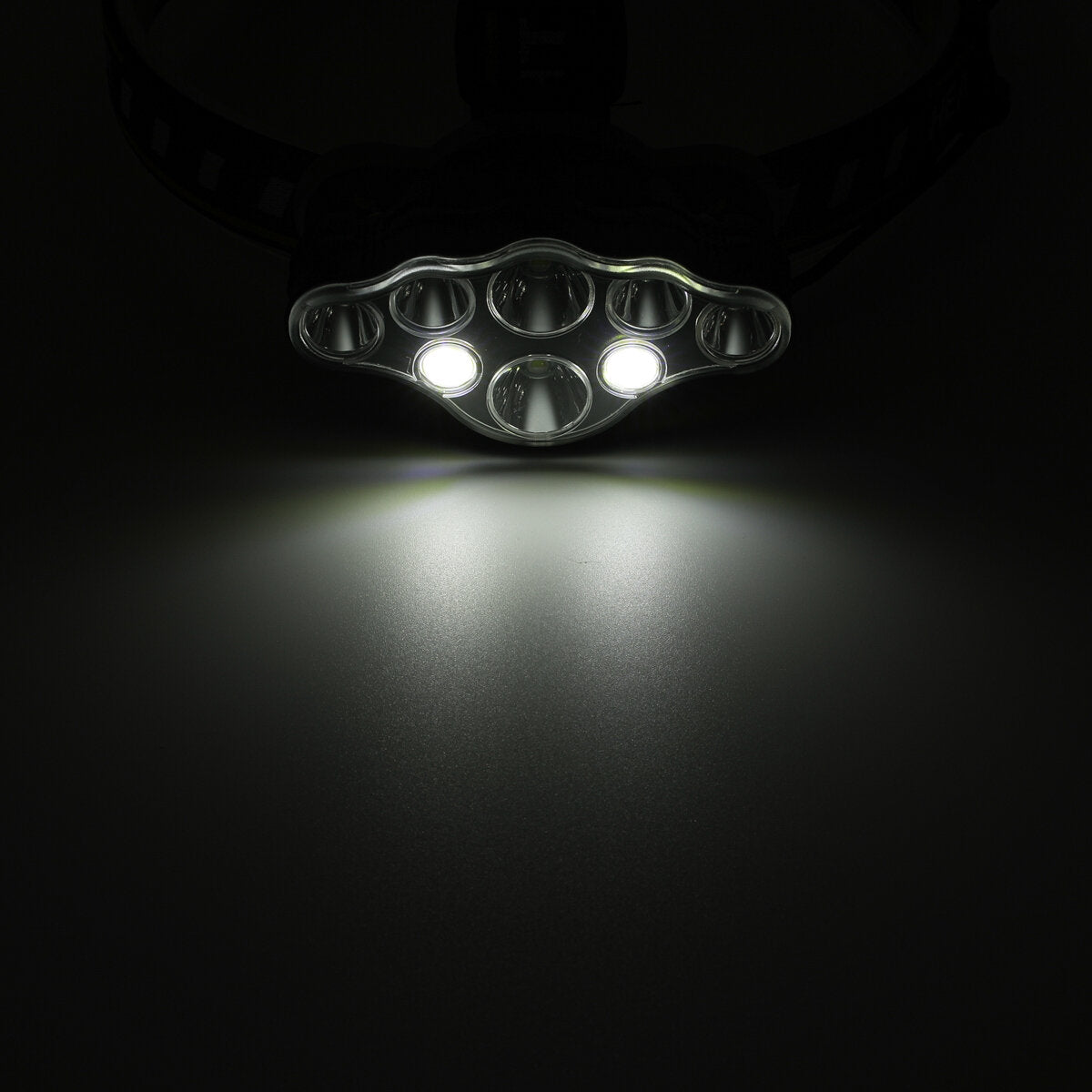3300LM 8Modes 8LED Rechargeable Headlamp Flashlight Waterproof LED Head Torch with Red Light for Camping Fishing Car Repair