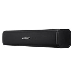 6W Powerful Multimedia Hi-Fi Bass Portable USB SoundBar Speakers with Volume Control for PC Desktop